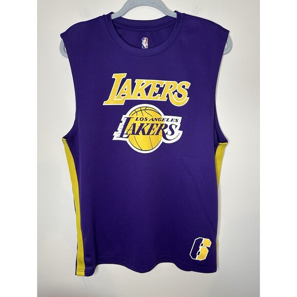 Lebron James — Los Angeles Lakers NBA Jersey Tank Top — Size Men’s L #1265 - Picture 1 of 5